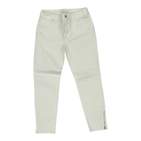 Jeans Skinny By White House Black Market In White, Size:4
