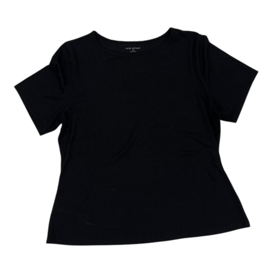 Top Ss By Lane Bryant In Black, Size:2X