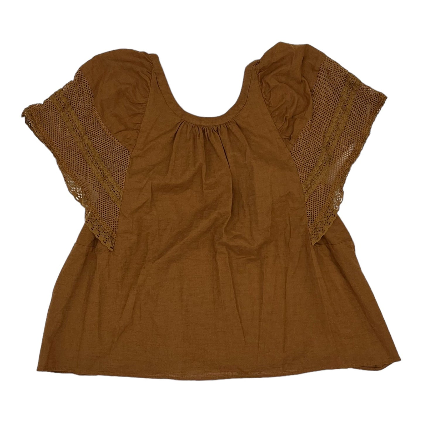 BROWN OLD NAVY TOP SS, Size XXL