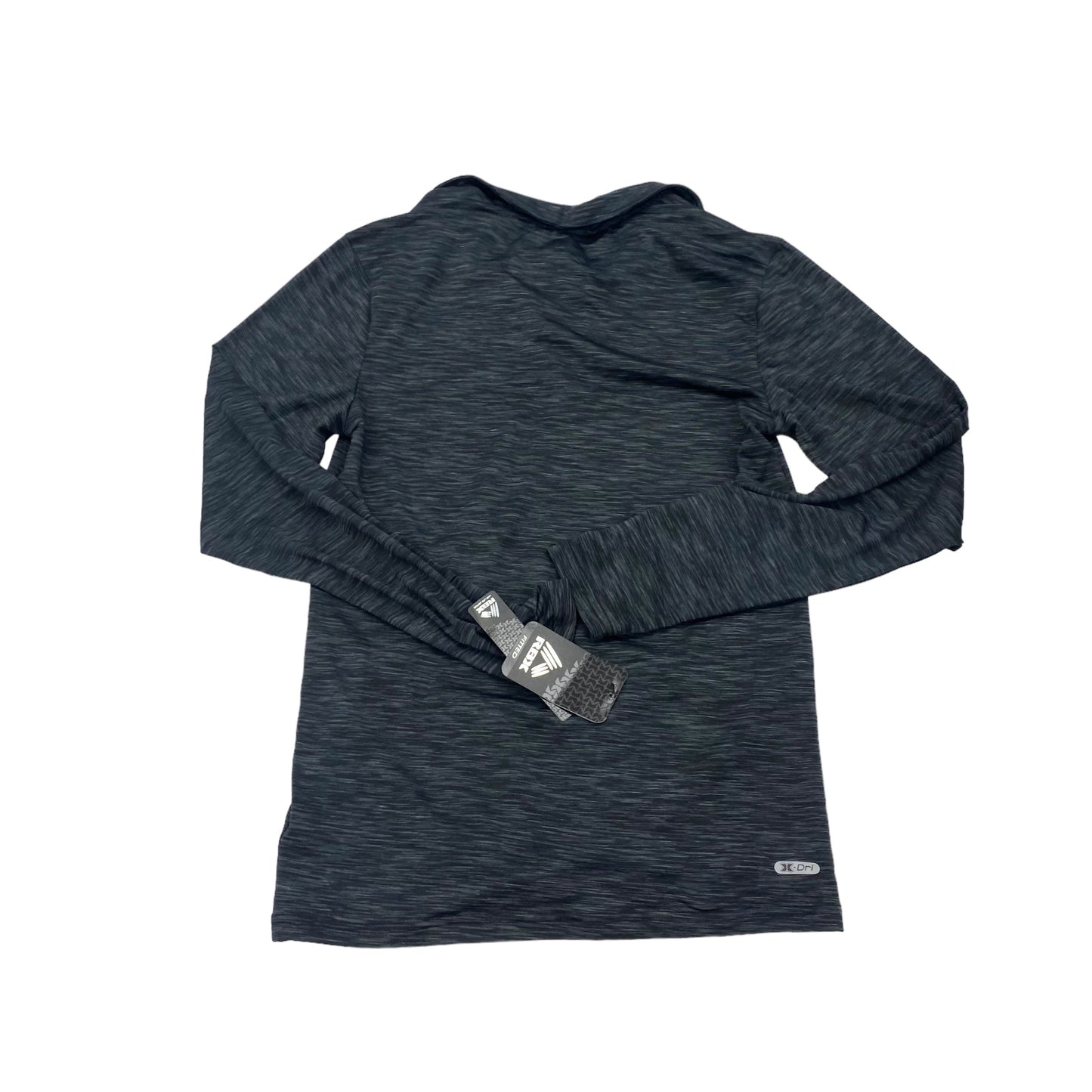 GREY ATHLETIC TOP LS COLLAR by RBX Size:S