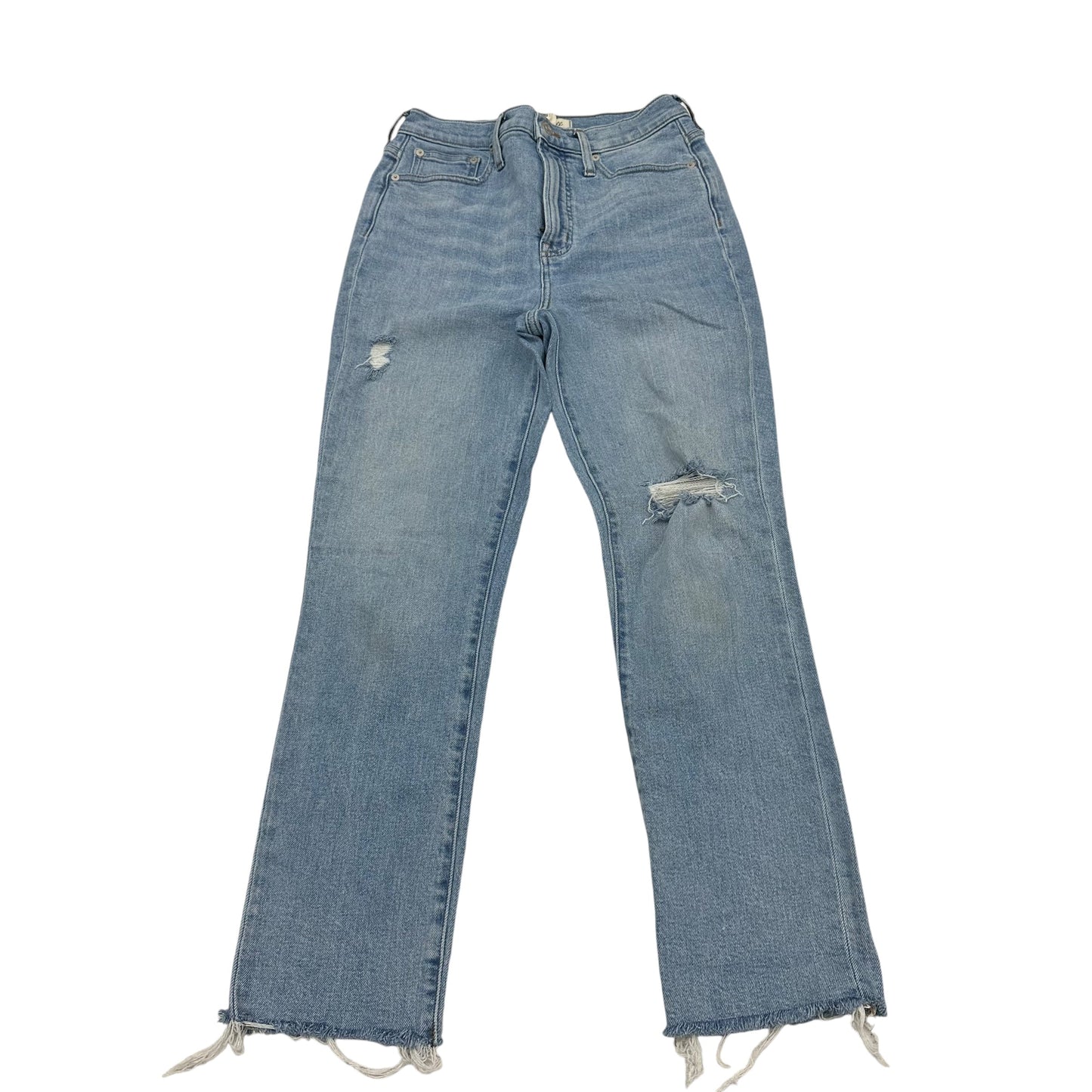 Jeans Straight By Madewell In Blue Denim, Size:2