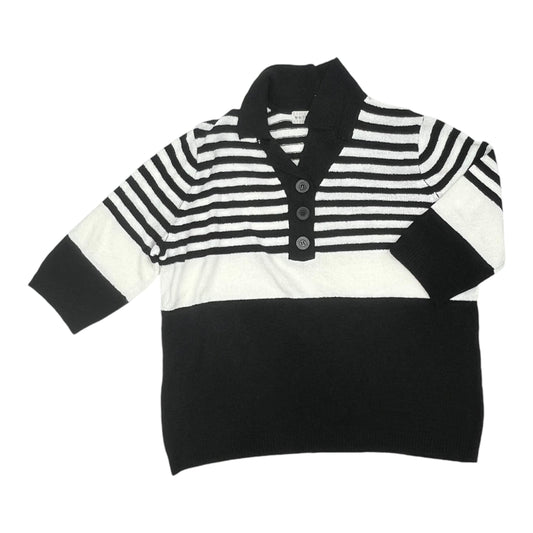 Sweater By White Stag In Black & White, Size:3X