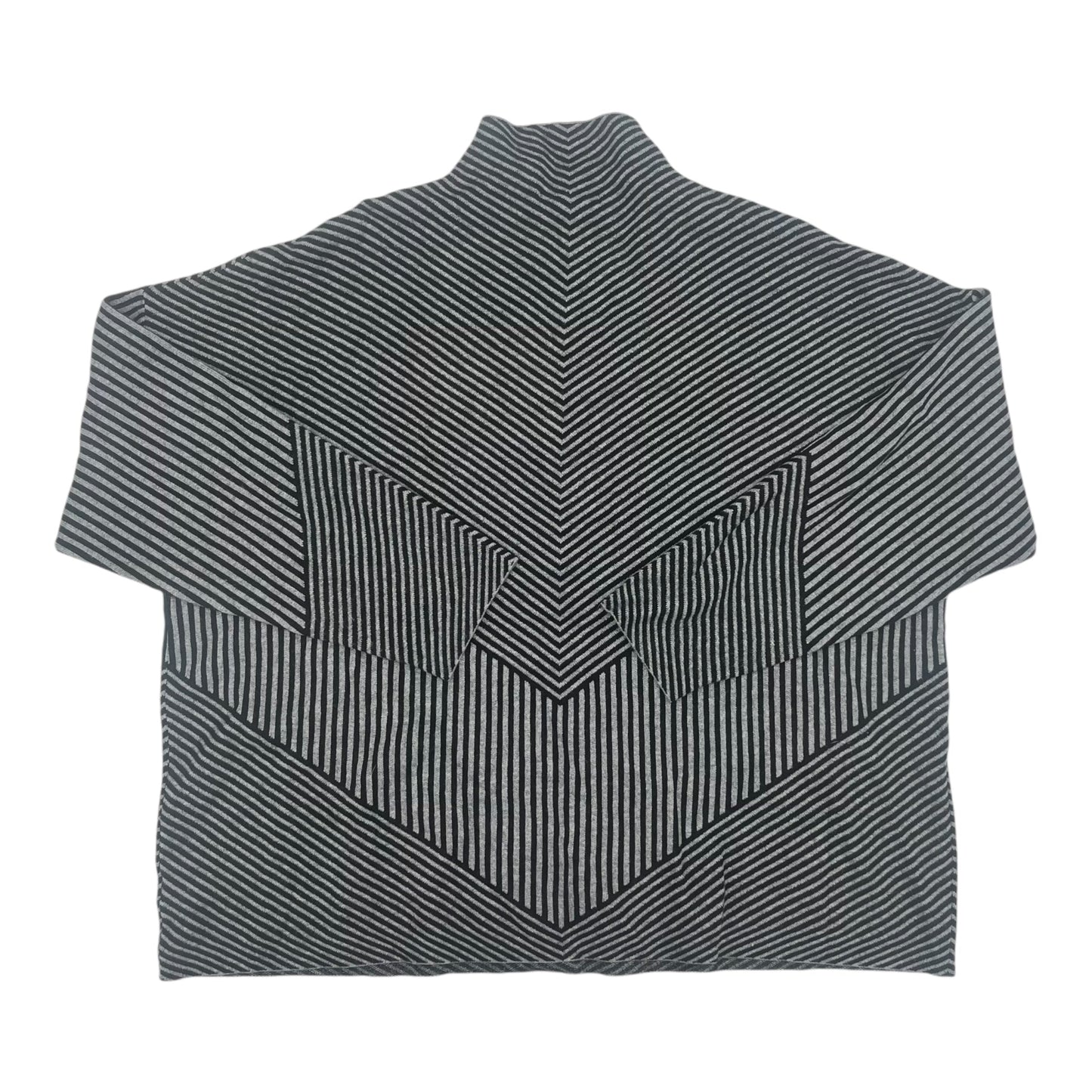 Sweater By T Tahari In Black & Grey, Size:3X