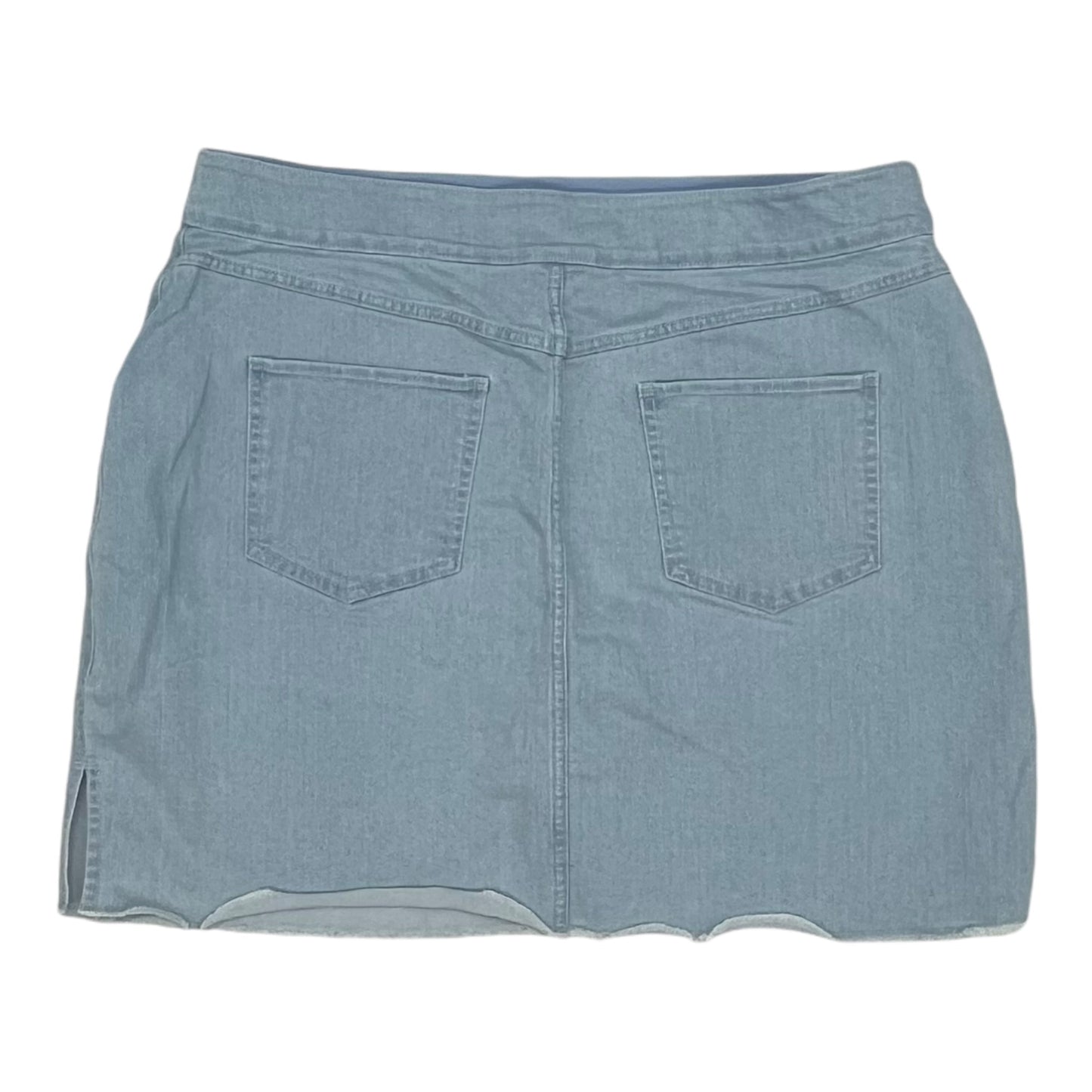 Skirt Mini & Short By Ruby Rd In Blue Denim, Size:16