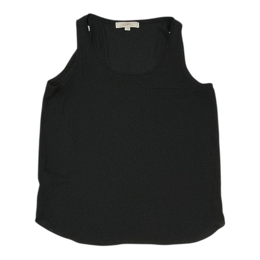 Blouse Sleeveless By Loft In Black, Size:M