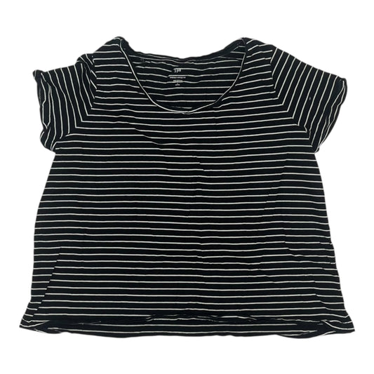 Top Ss By J. Jill In Black & White, Size:Lp