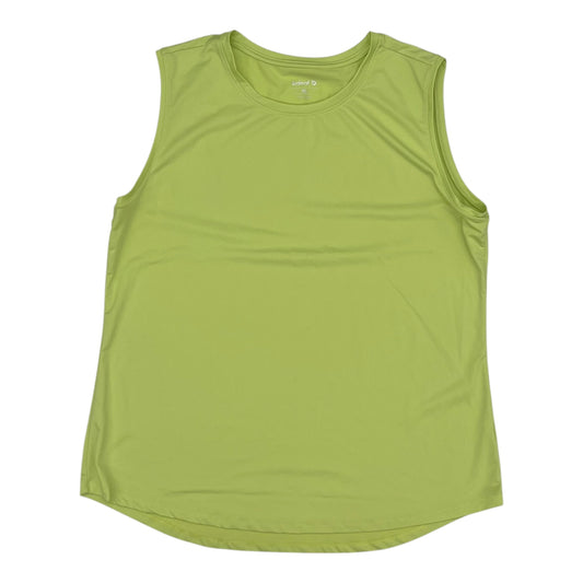 Athletic Tank Top By Clothes Mentor In Green, Size:Xl