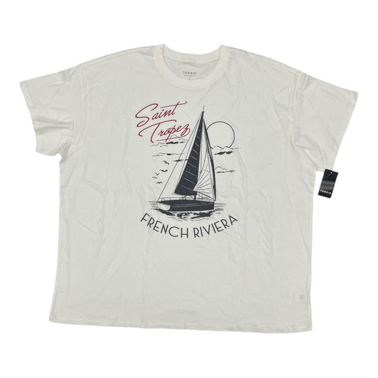 TOP SS BASIC by TORRID In WHITE, Size: 1X