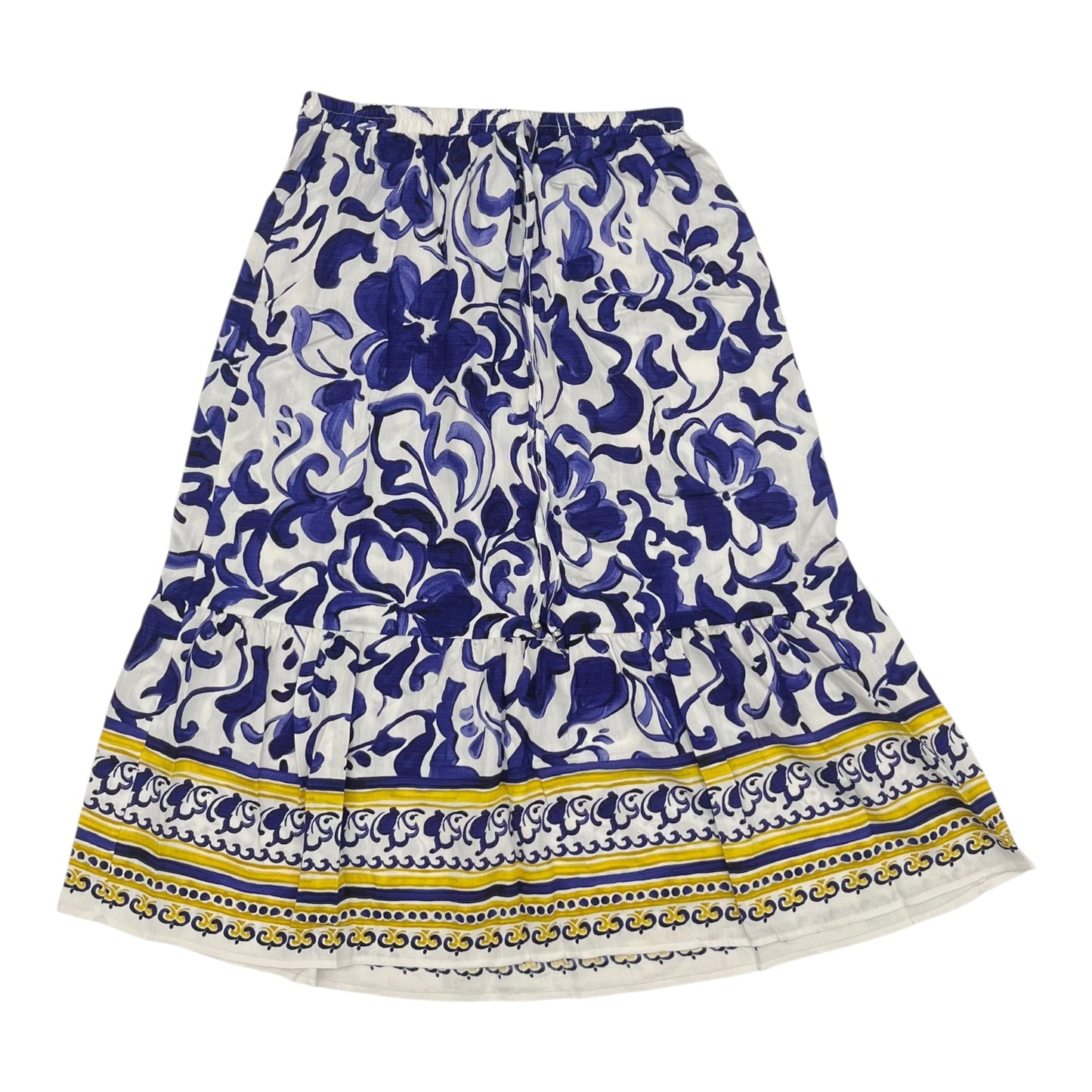 Skirt Midi By Mlle Gabrielle In Blue & White, Size:M