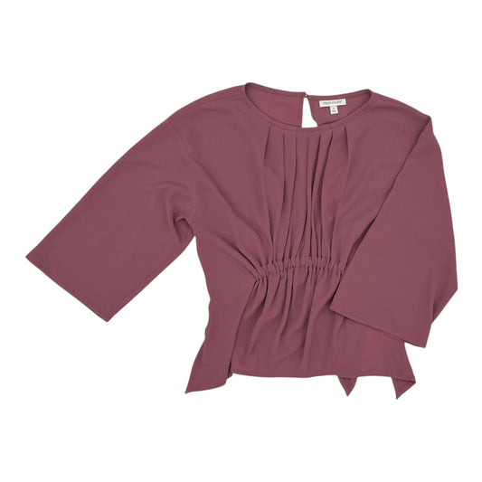 Blouse 3/4 Sleeve By Prologue In Pink, Size:S