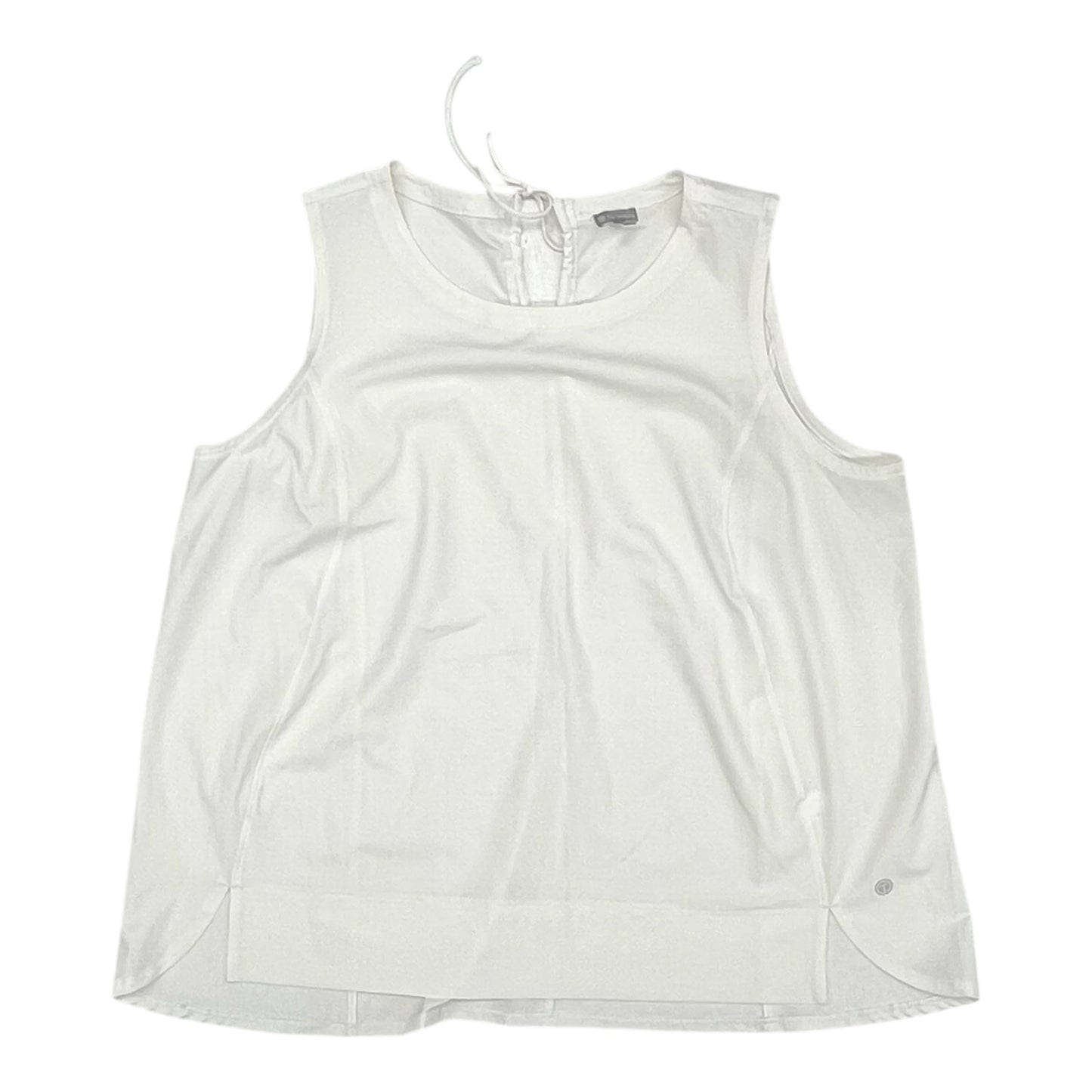 Athletic Tank Top By Talbots In White, Size:2X