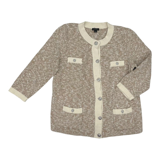 Sweater Cardigan By J. Jill In Brown, Size:M
