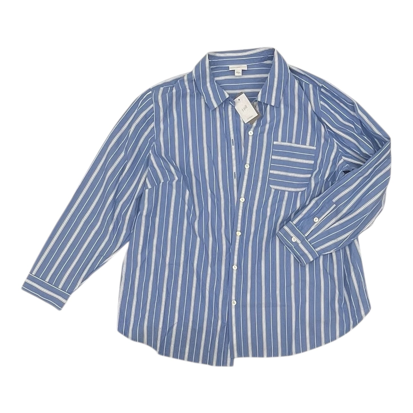 Top Ls By J. Jill In Brown & White, Size:Xl