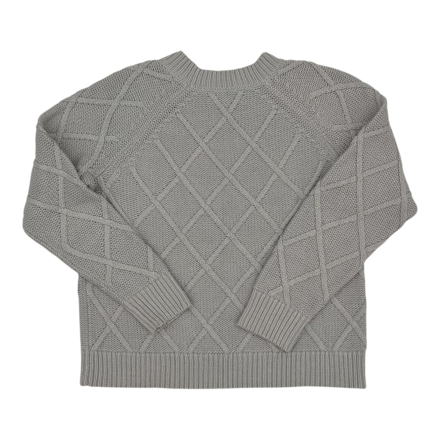 Sweater By Loft In Grey, Size:L