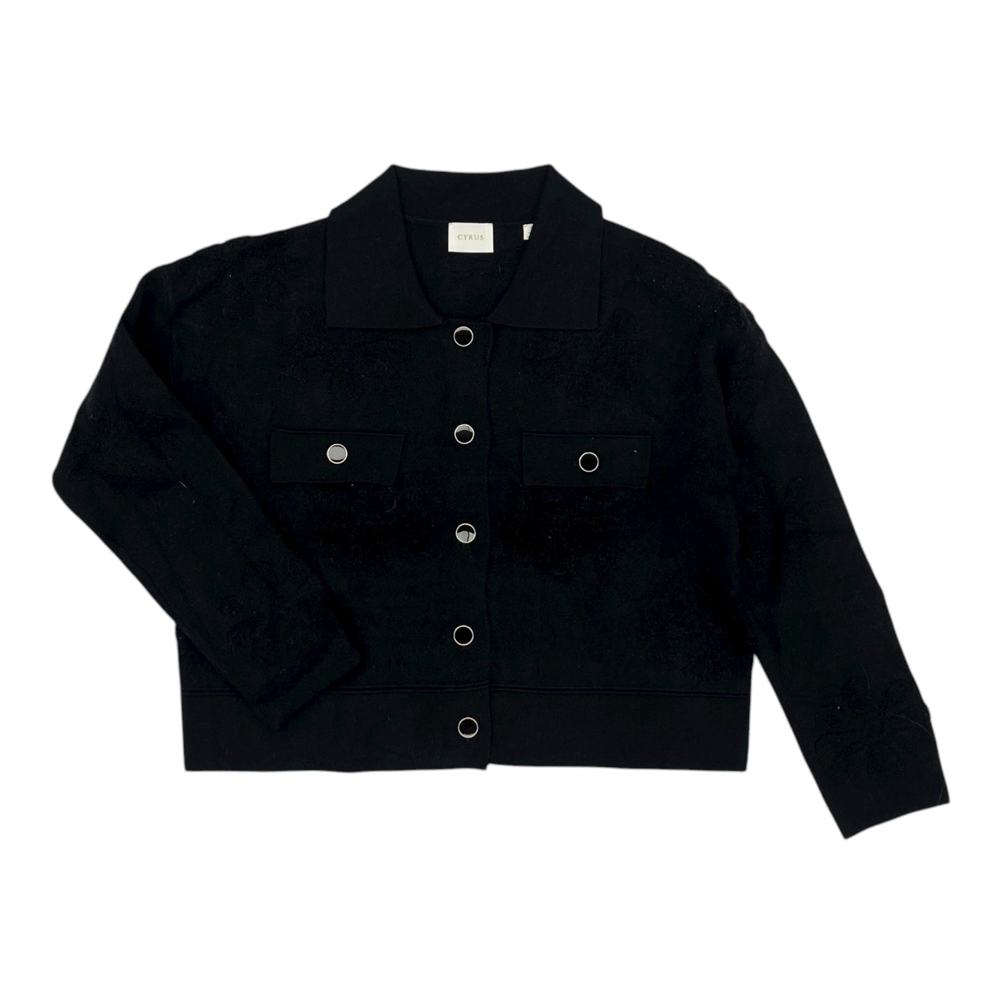 Sweater Cardigan By Cyrus In Black, Size:S