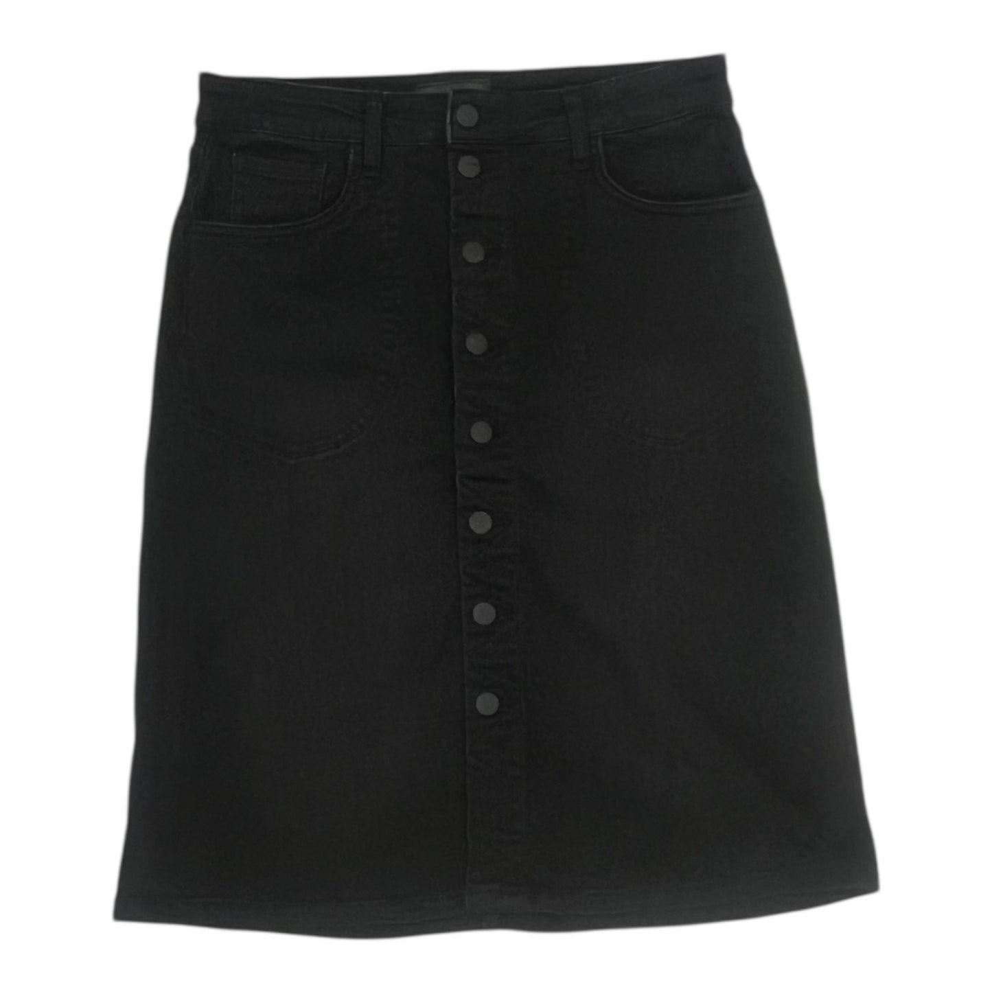Skirt Midi By Kut In Black Denim, Size:6