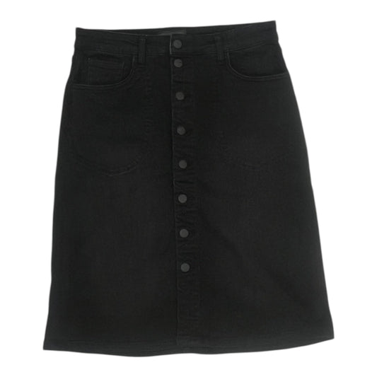 Skirt Midi By Kut In Black Denim, Size:6