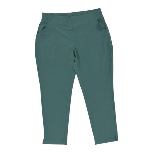 Athletic Pants By Eddie Bauer In Green, Size:L