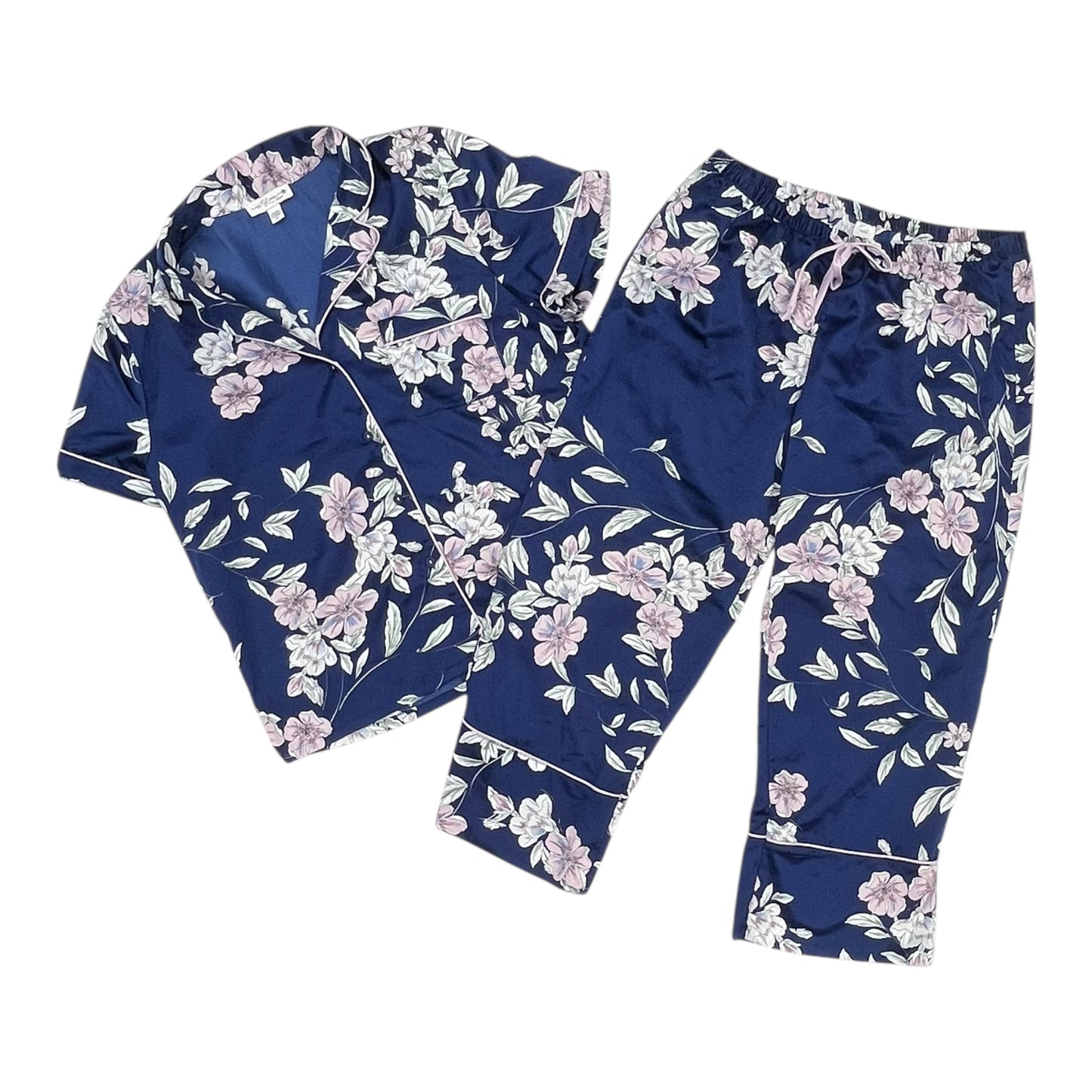 Pajamas 2Pc By Clothes Mentor In Blue, Size:L