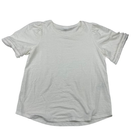 WHITE TOP SS BASIC by CHICOS Size:M