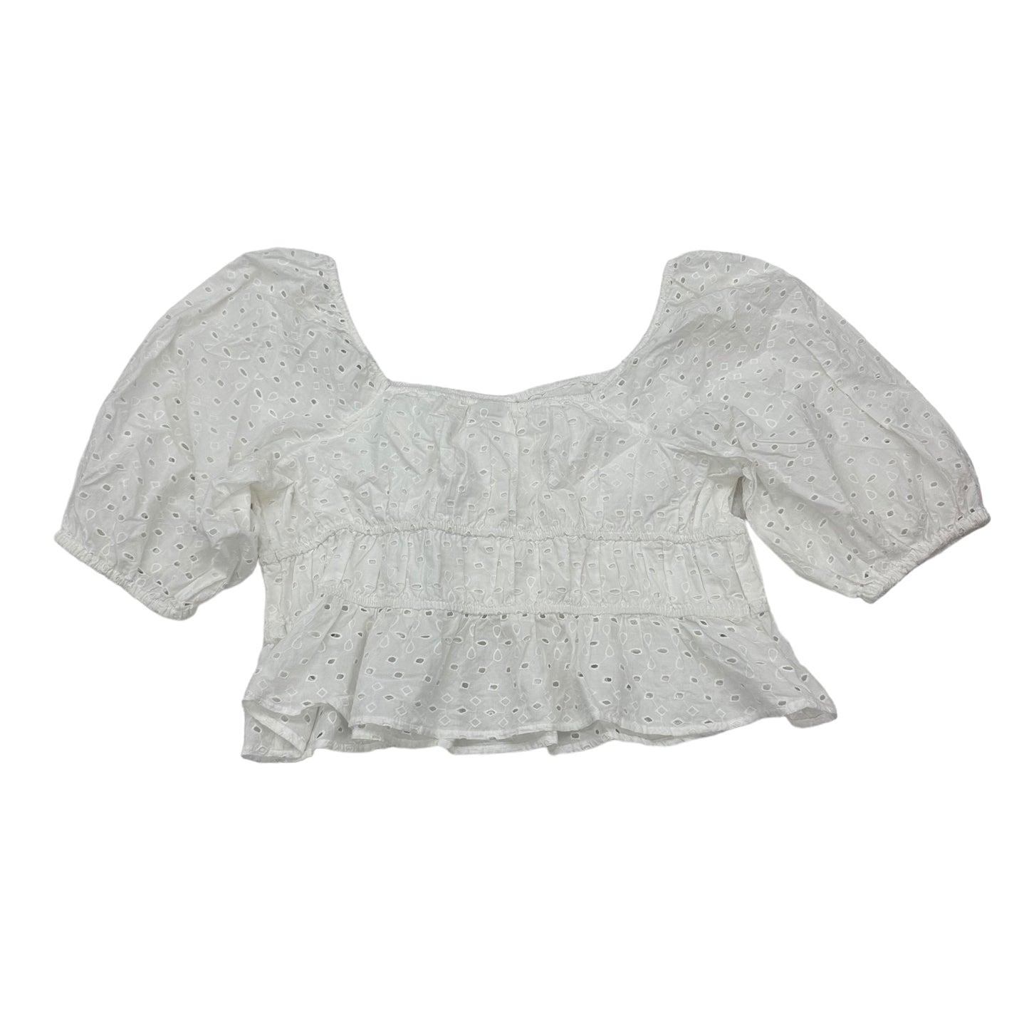 WHITE TOP SS by A NEW DAY Size:2X