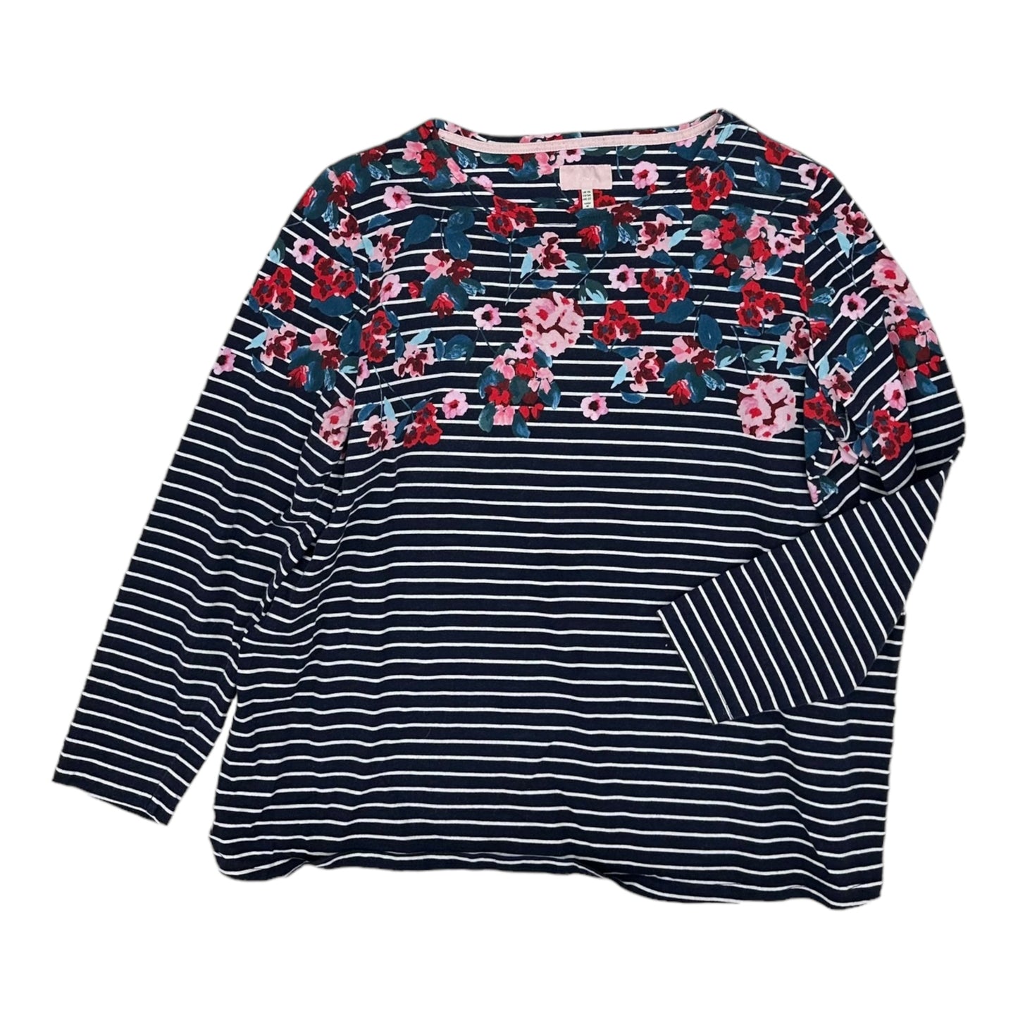 NAVY TOP LS by JOULES Size:3X