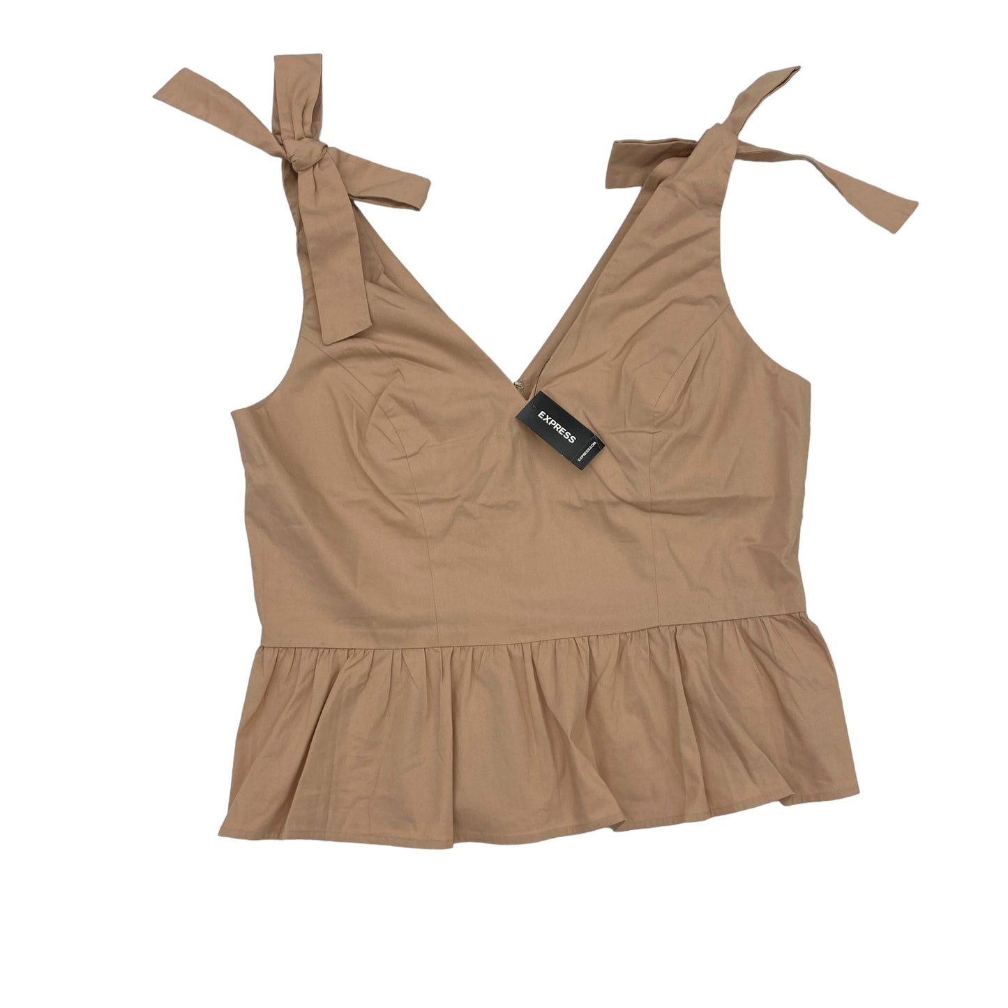 TAN TOP SLEEVELESS by EXPRESS Size:M