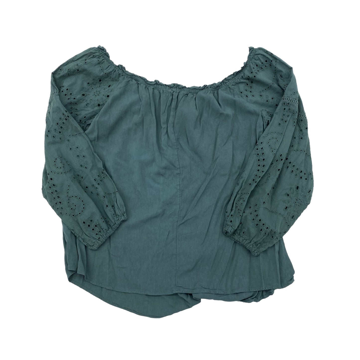 TEAL TOP 3/4 SLEEVE by MAURICES Size:XL