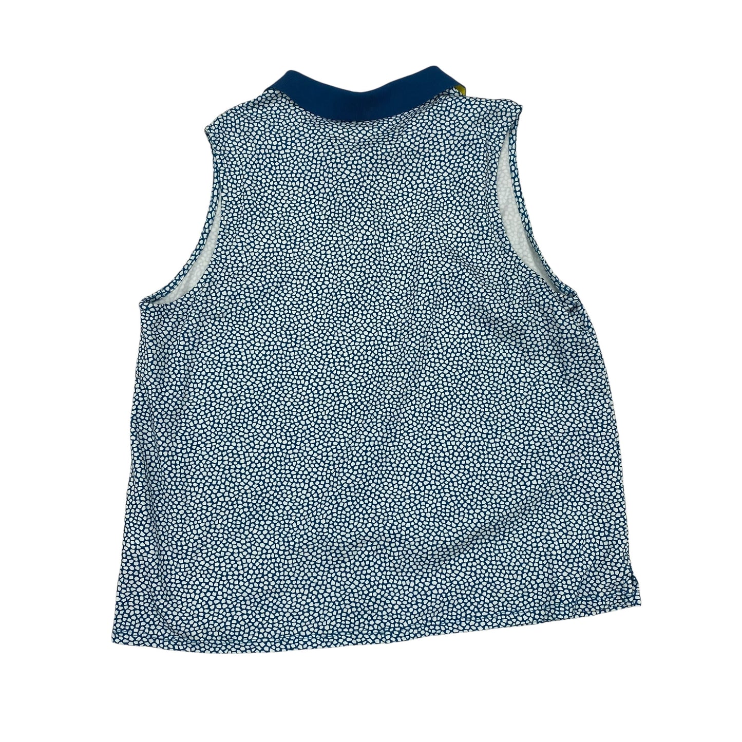 BLUE & WHITE TOP SLEEVELESS by LANDS END Size:2X