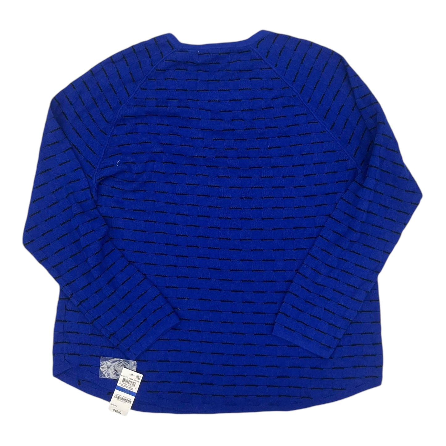 Sweater By Karen Scott In Blue, Size:Xl