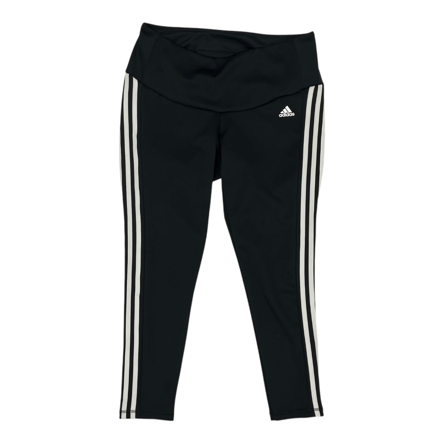 Athletic Leggings By Adidas In Black, Size:1X