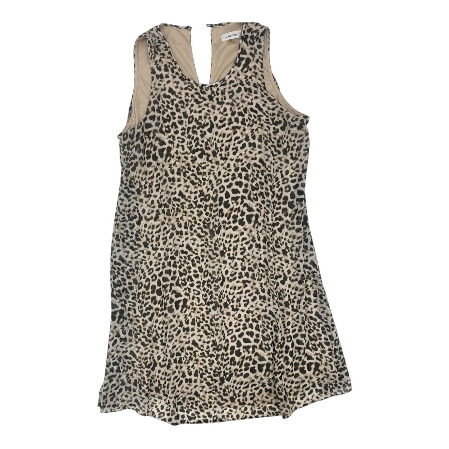 Dress Work By Calvin Klein In Animal Print, Size:12