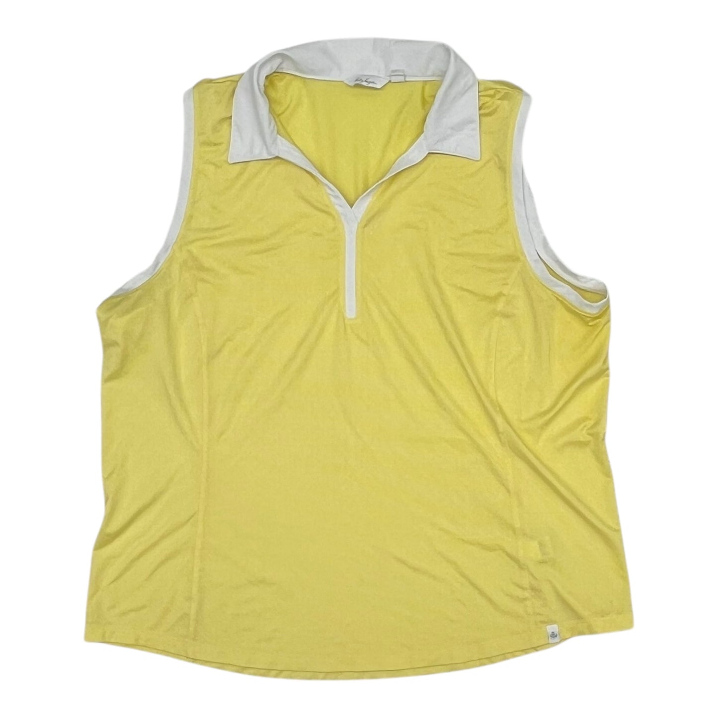Athletic Tank Top By Lady Hagen In Yellow, Size:Xxl