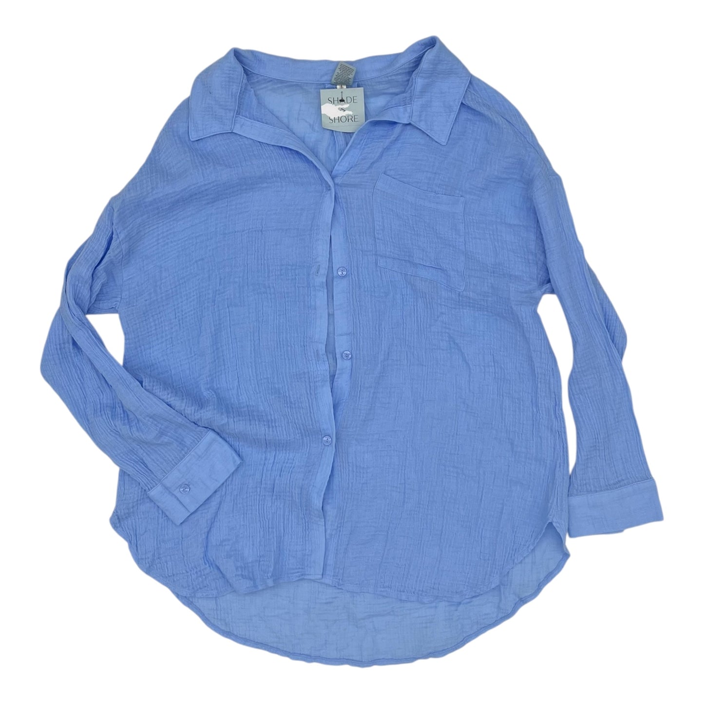 Swimwear Cover-Up By Shade & Shore In Blue, Size:Xl