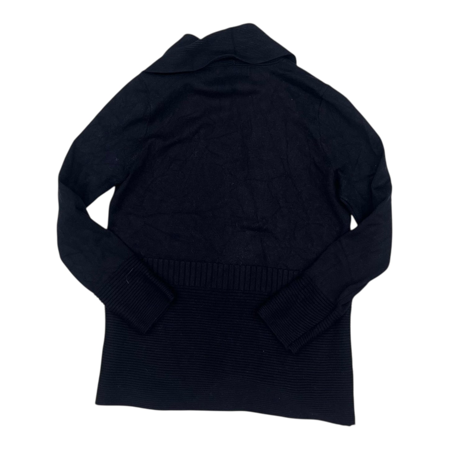 Sweater Cardigan By Liz Claiborne In Navy, Size:M