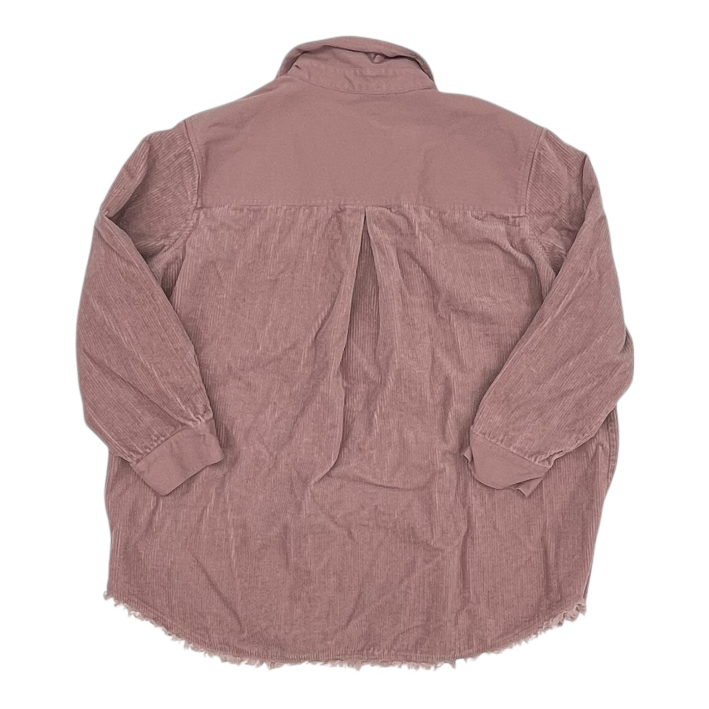 Jacket Shirt By Tribal In Pink, Size:3X