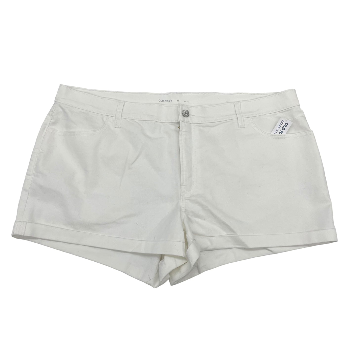 WHITE DENIM OLD NAVY SHORTS, Size 20