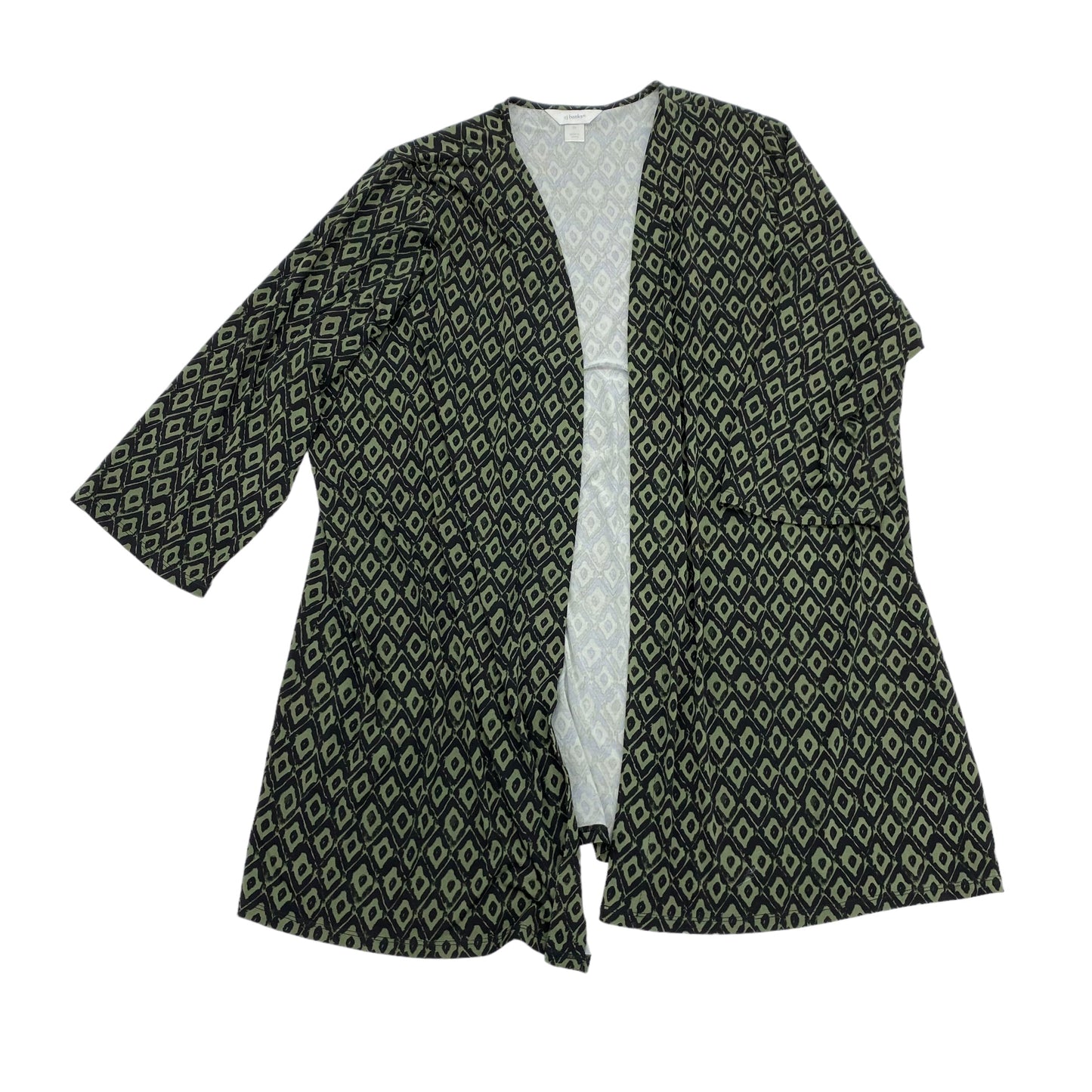 GREEN CARDIGAN by CJ BANKS Size:3X