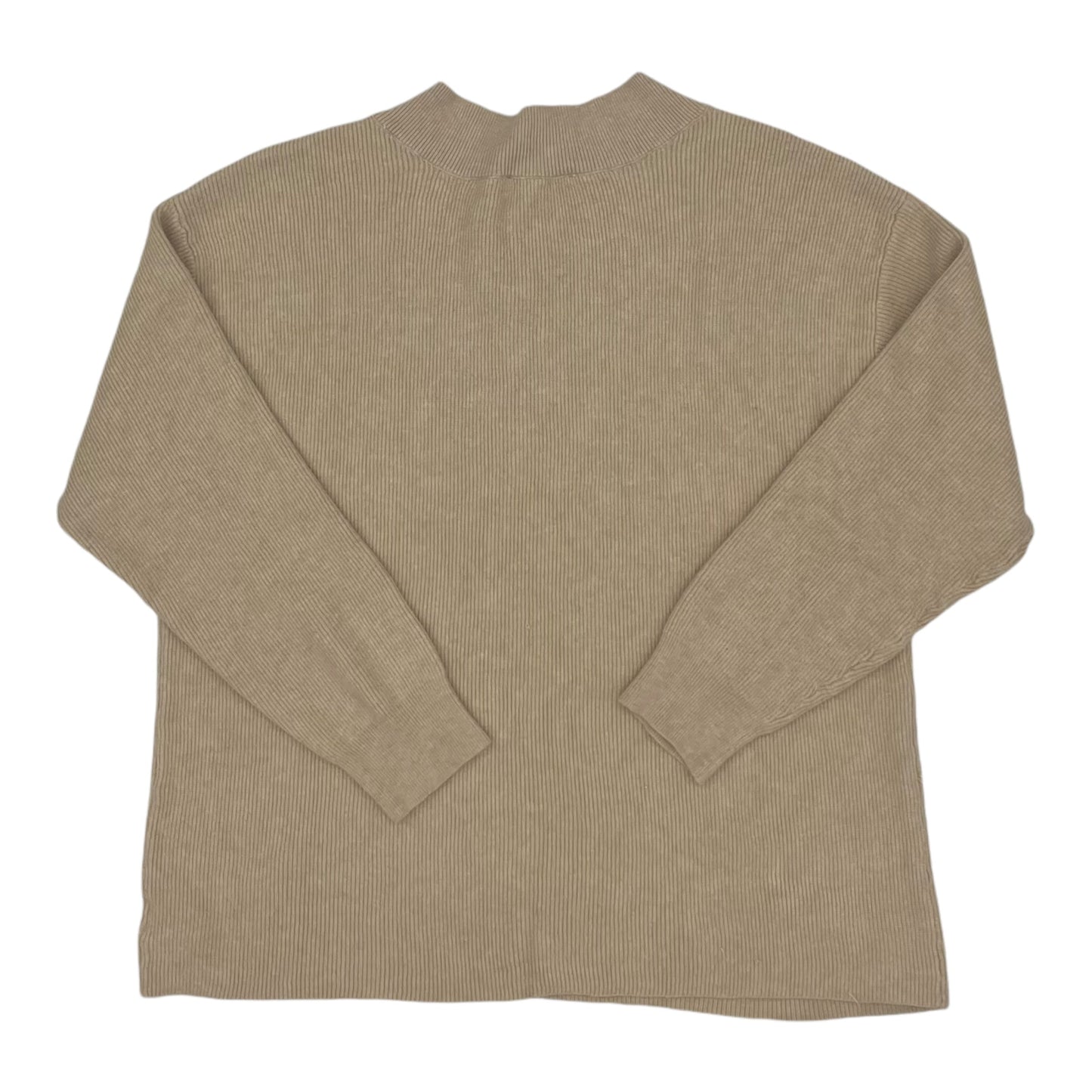 Sweater By Nine West In Tan, Size:Xl