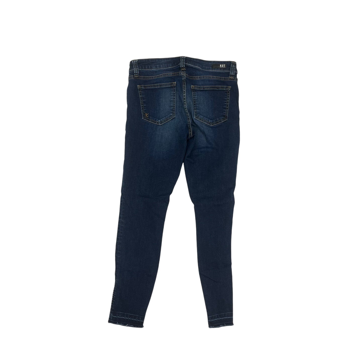 Jeans Skinny By Kut In Blue Denim, Size:4