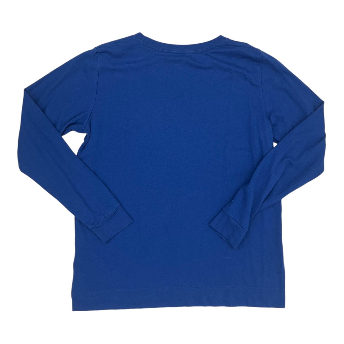 Athletic Top Ls Crewneck By Clothes Mentor In Blue, Size:M