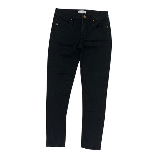 Jeans Skinny By Loft In Black Denim, Size:2