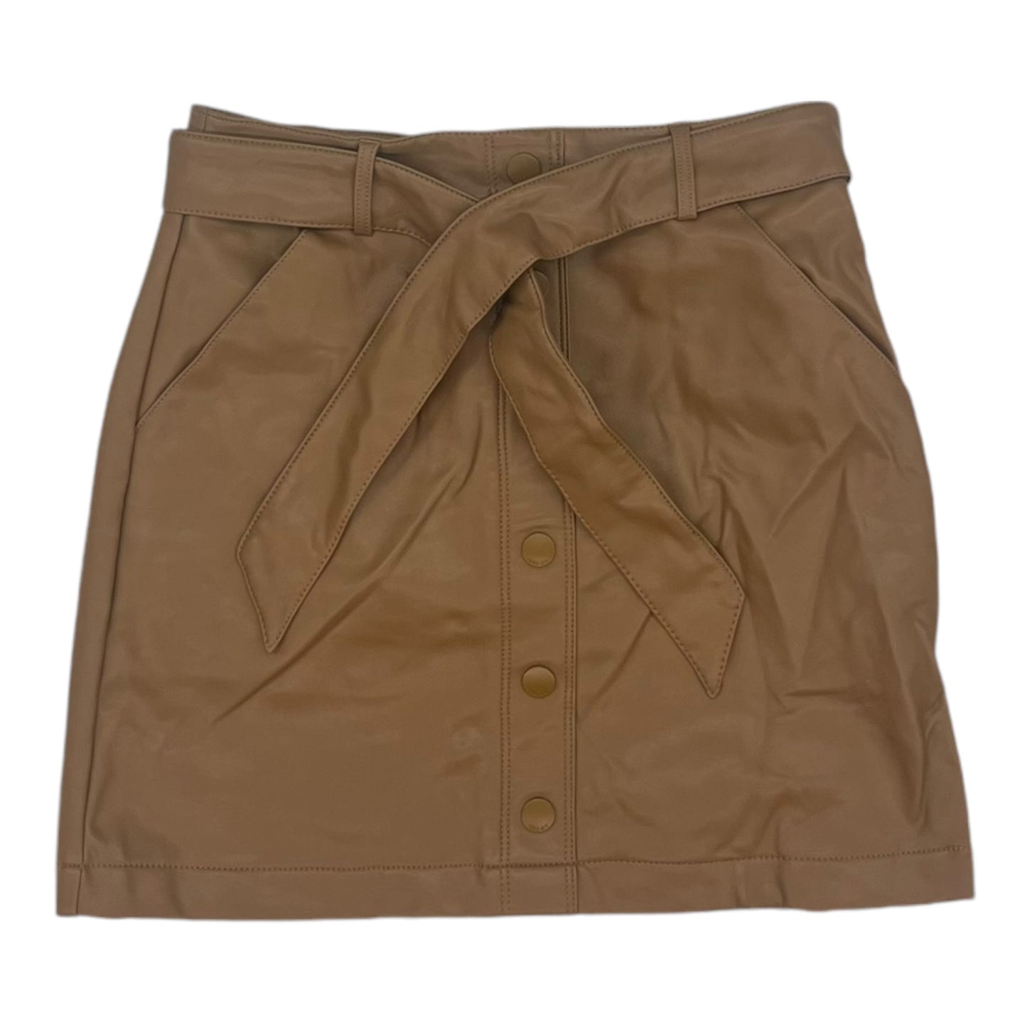 SKIRT MINI & SHORT by ABERCROMBIE AND FITCH In TAN, Size: XS