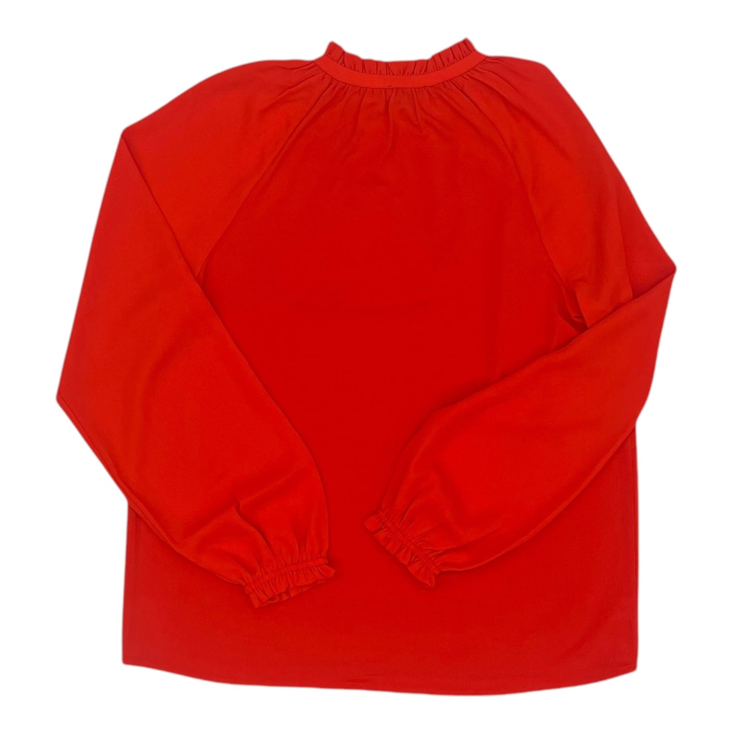 Blouse Ls By Ann Taylor In Red, Size:S