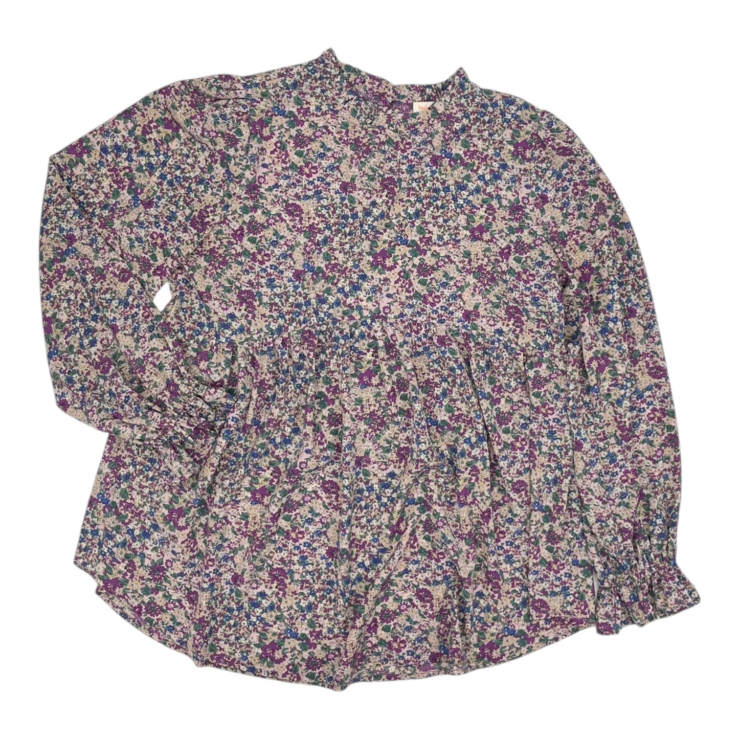 Blouse Ls By Clothes Mentor In Purple, Size:L