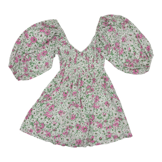 Dress Casual Short By Chaser In Green & Pink, Size:S