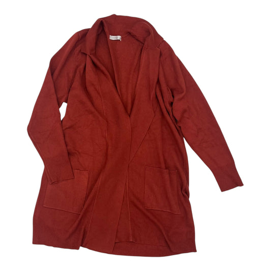 SWEATER CARDIGAN by CMC in ORANGE, Size:1X