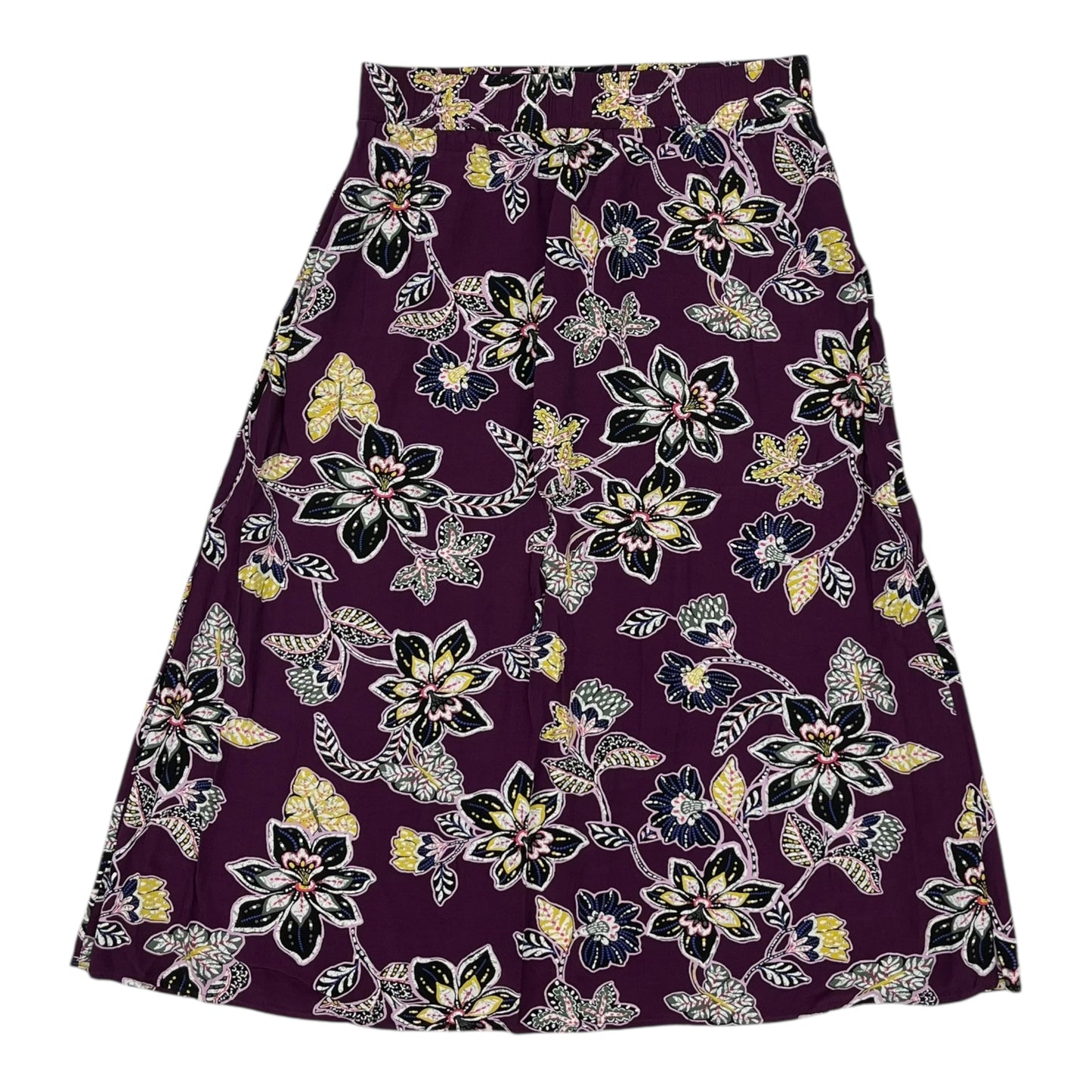 Skirt Midi By Loft In Floral Print, Size:S