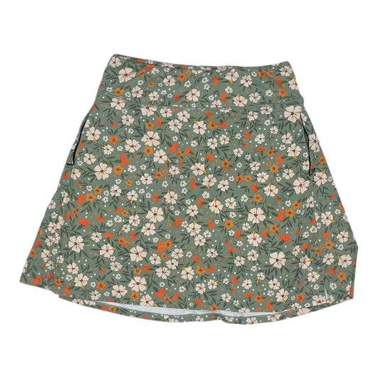 Athletic Skort By Clothes Mentor In Floral Print, Size:L