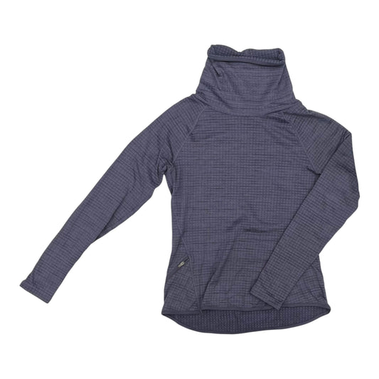 Athletic Top Ls Collar By Champion In Purple, Size:S